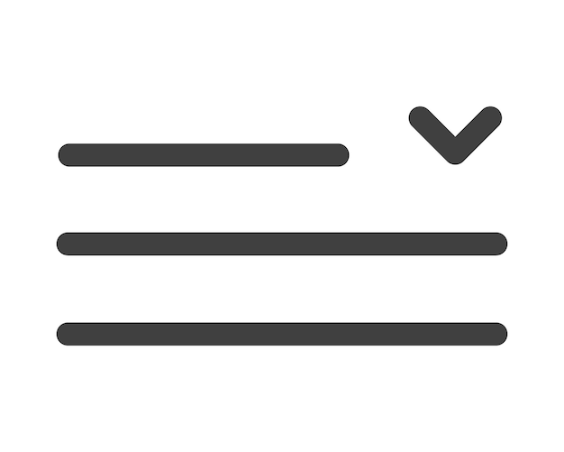 Vector hamburger menu icon buttons website ui navigation mobile app vector elements user interface icons
