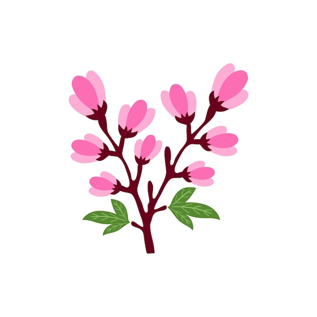 Vector hand drawn beautiful flower designs