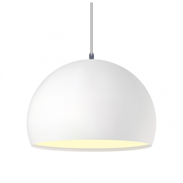 Vector hang lamp. ceiling light. 