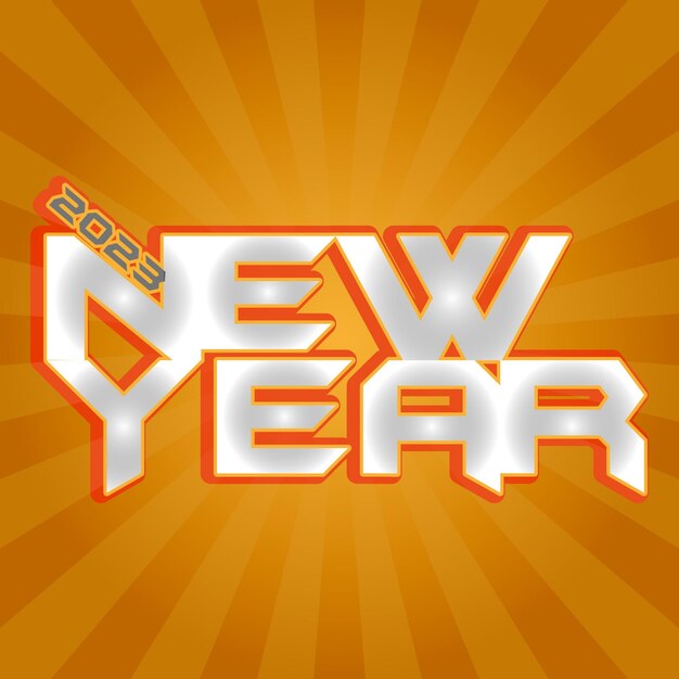 Vector happy new year