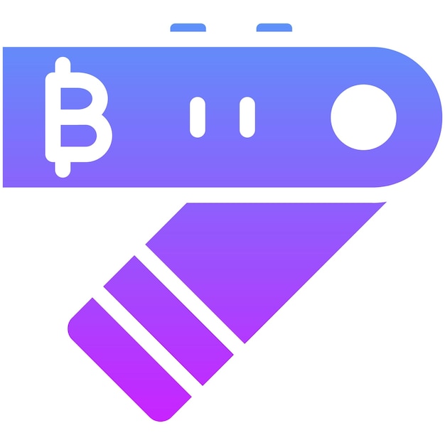 Vector hardware wallet vector icon illustration of cryptocurrency iconset