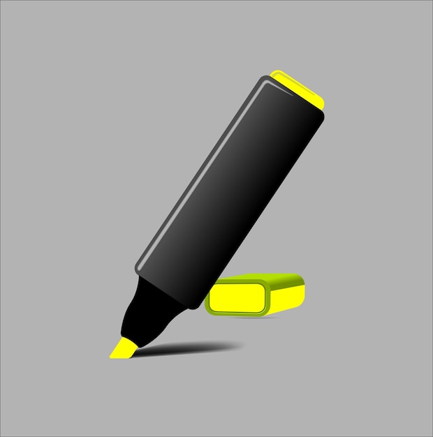 Vector highlighter mockup