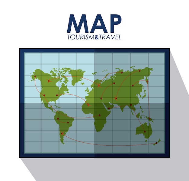 Vector holidays and vacations digital design