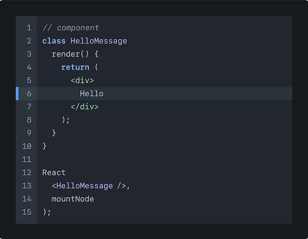 Vector html code website coding programming concept vector illustration