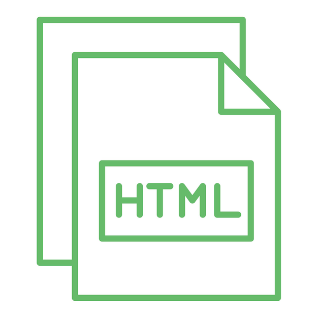 Vector html icon