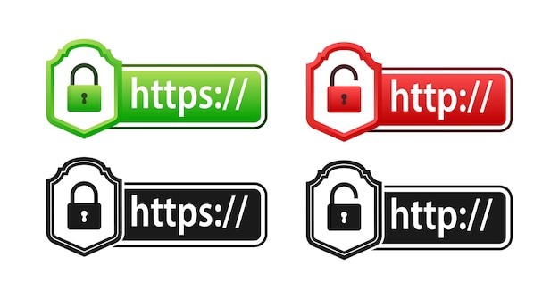 Vector http vs https protocols understanding the importance of secure web connections