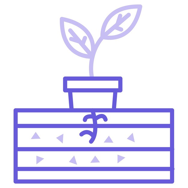 Vector hydroponic vector illustration