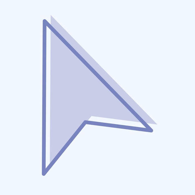 Vector icon selector related to graphic design tools symbol two tone style editable