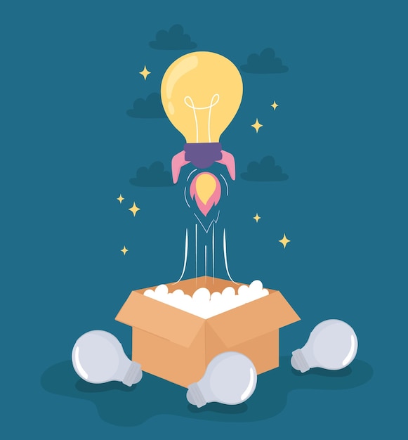 Vector idea think out of the box