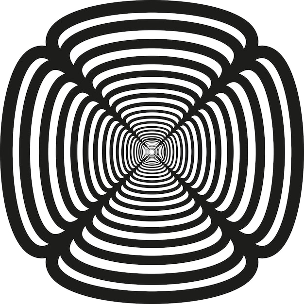 Vector illusion line shape