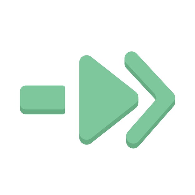 Vector illustration of arrow