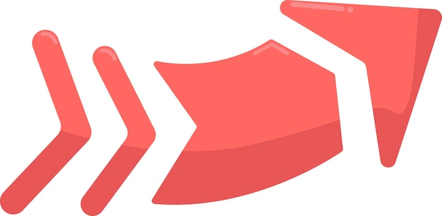 Vector illustration of arrow