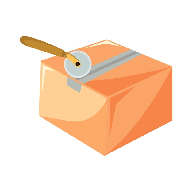 Vector illustration of cutter