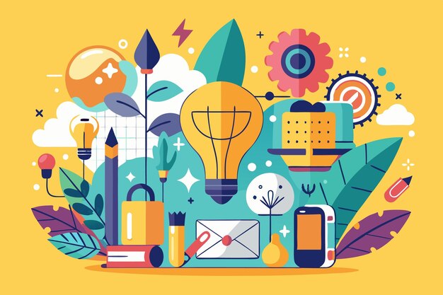 Vector illustration designs inspiration doodle