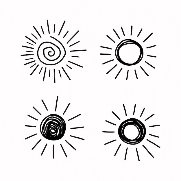 Vector illustration doodle exclamation mark