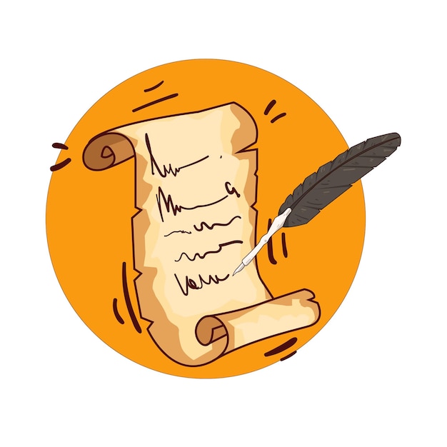 Vector illustration of paper