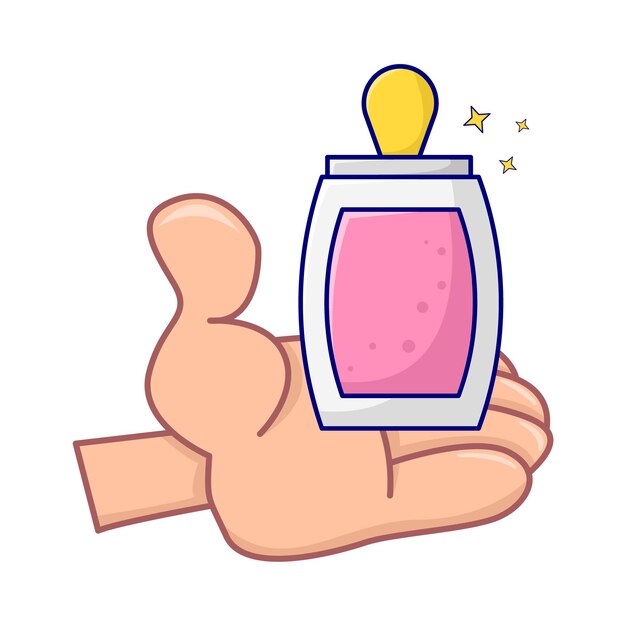 Vector illustration of parfume