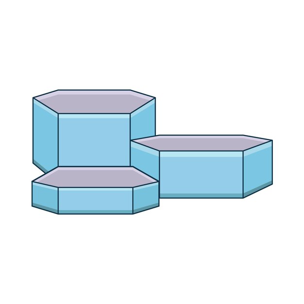 Vector illustration of podium