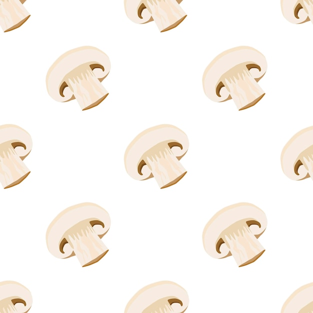 Vector illustration on theme of bright pattern mushroom