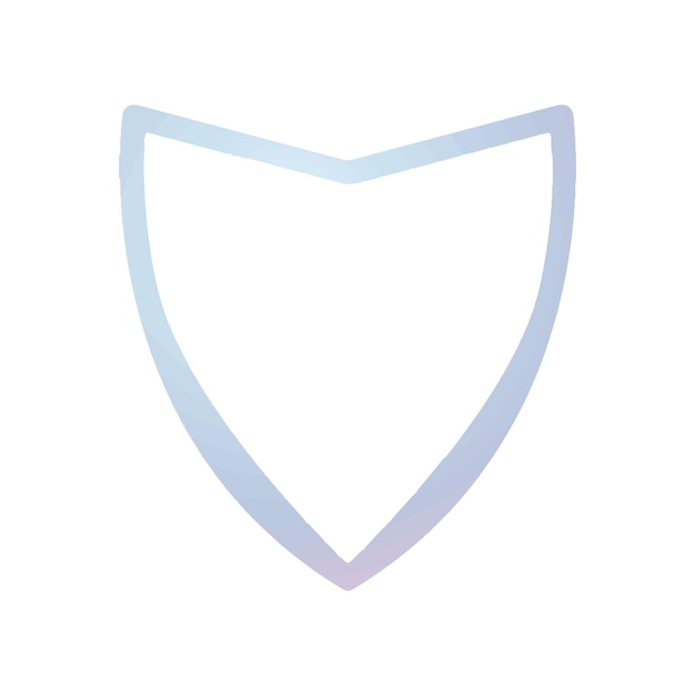 Vector illustration vector graphic of shield icon template