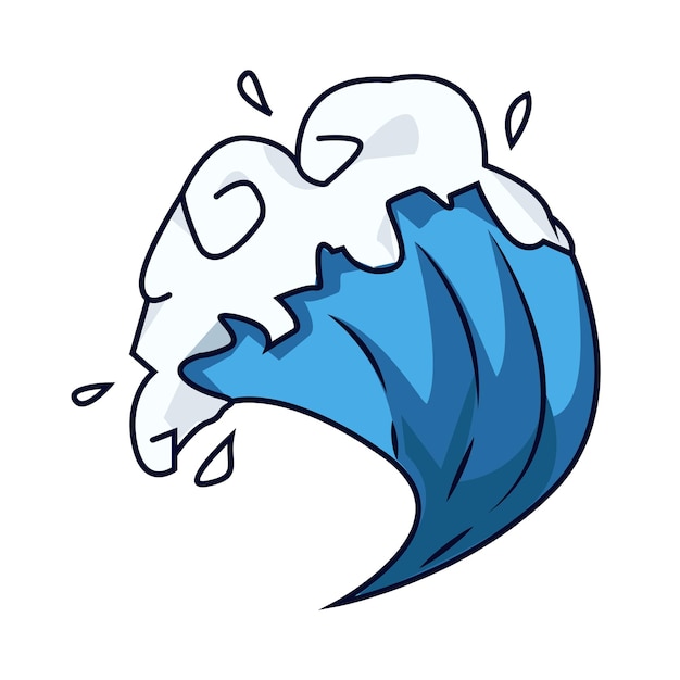 Vector illustration of wave
