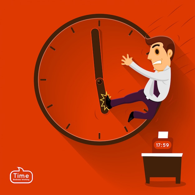 Vector illustrations concept time managemnet