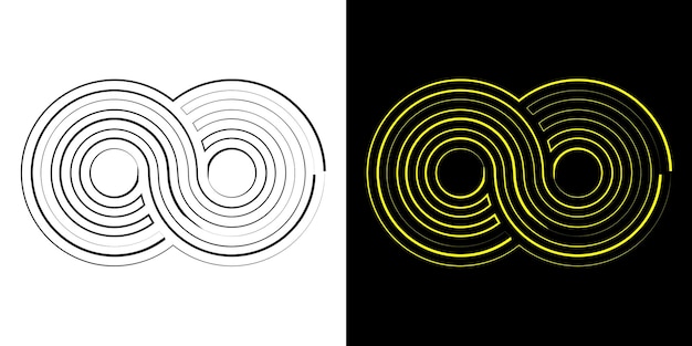 Vector infinity symbol infinity loop or icon infinity logo infinity sign symbol