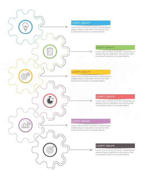 Vector infographic template diagram 5 options.