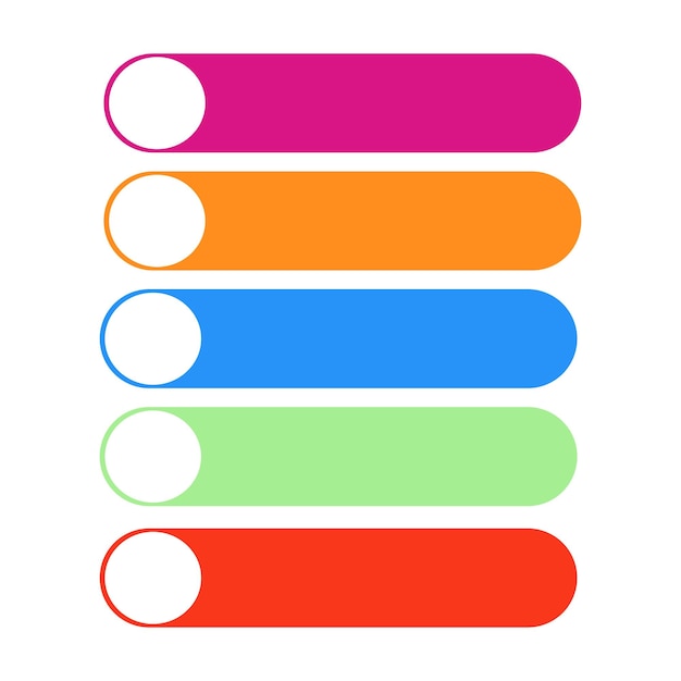 Vector infographic template flat design vector illustration