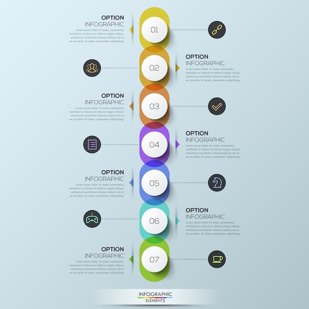 Vector infographic template