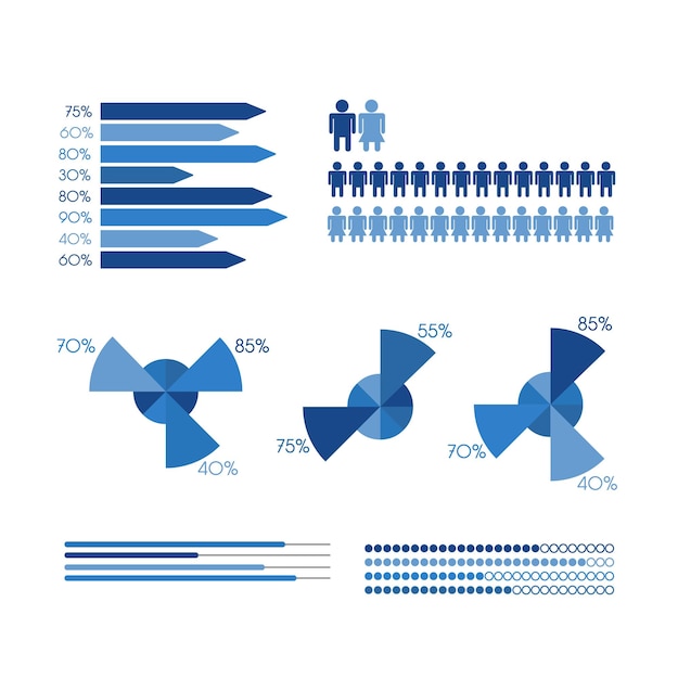 Vector infographic vector set collection vector illustration