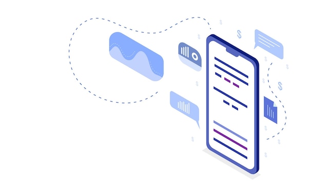 Vector infographic with isometric style for business resources vector design