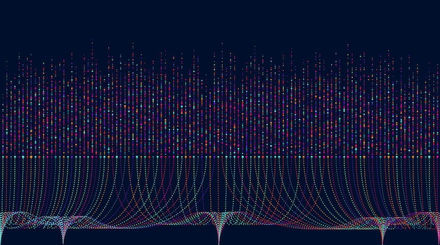 Vector information flow of big data visual information complexity of database data collection