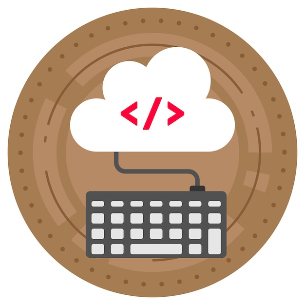 Vector infrastructure developer concept software as a service vector design cloud processing computing