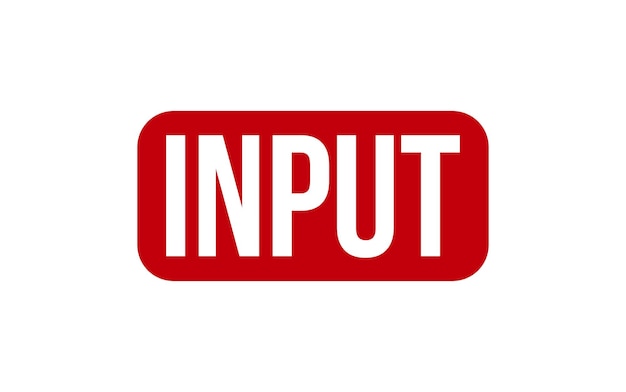 Vector input rubber stamp seal vector