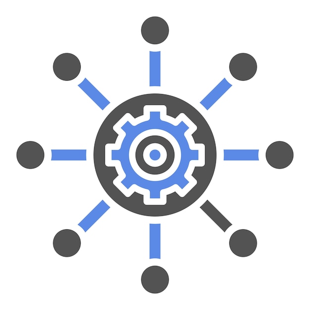 Vector integration icon style