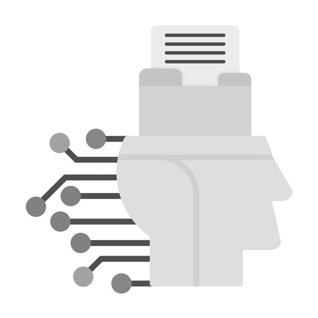 Vector intelligent data icon vector image can be used for data analytics