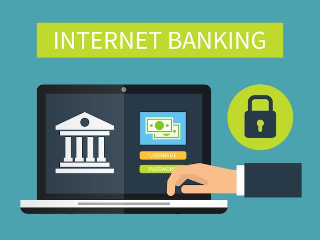 Vector internet banking