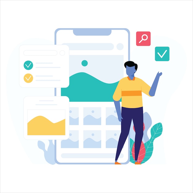 Vector investment concept illustration