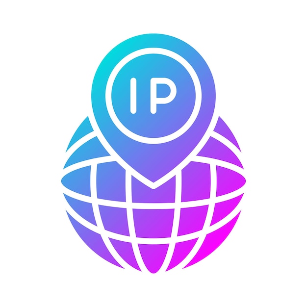Vector ip address vector icon can be used for web hosting iconset