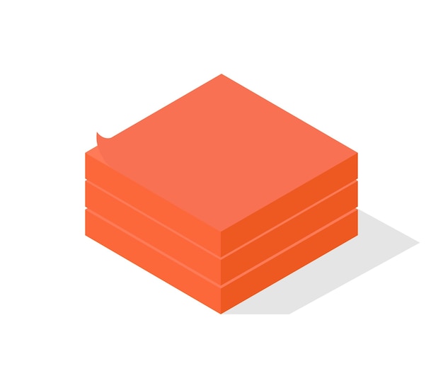 Vector isometric post it