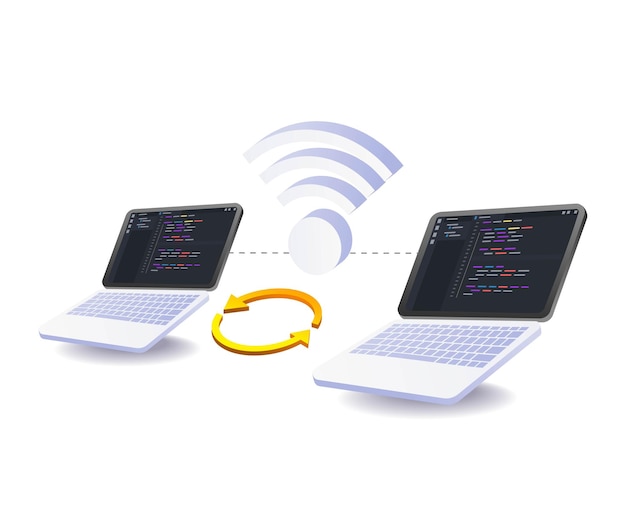 Vector it network internet computer programmer