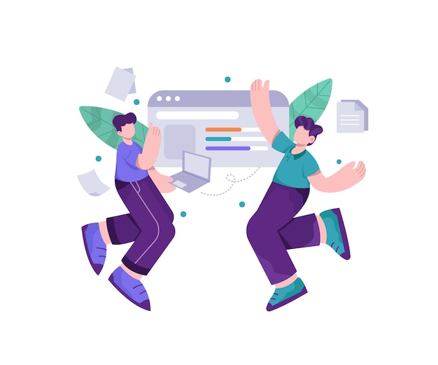 Vector job management via the web concept