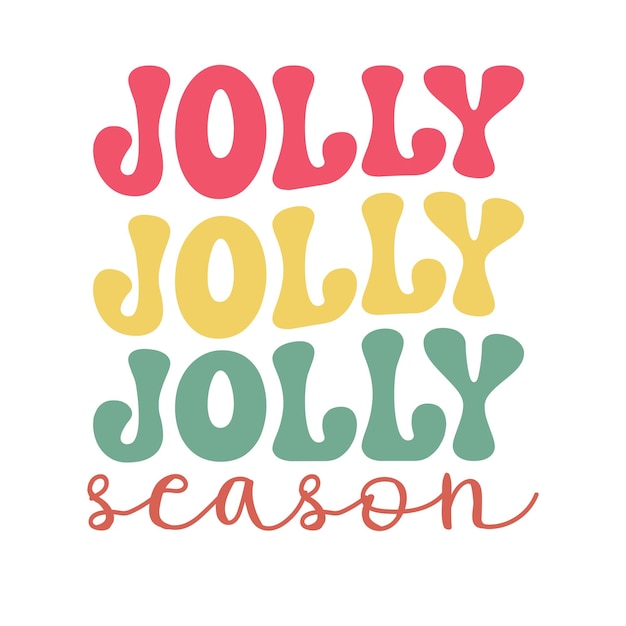 Vector jolly season