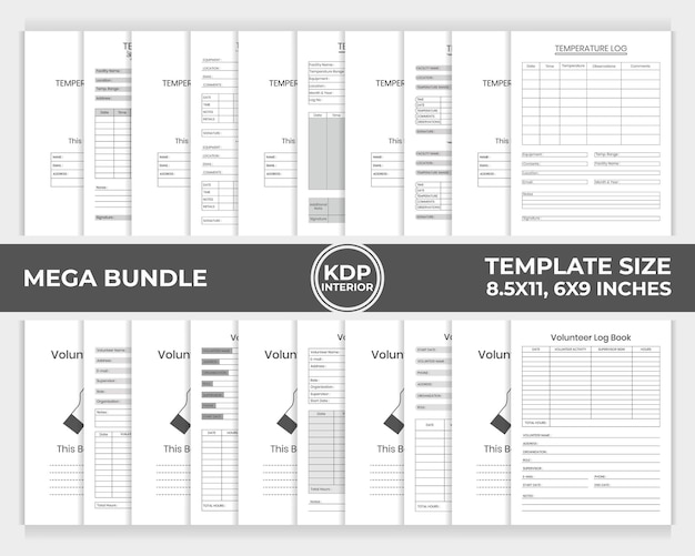 Vector kdp interior bundle template unique design