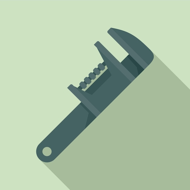 Vector key wrench icon flat illustration of key wrench vector icon for web design