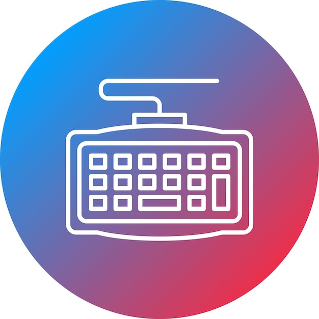 Vector keyboard icon vector image can be used for electronic devices