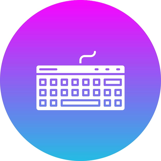 Vector keyboard icon