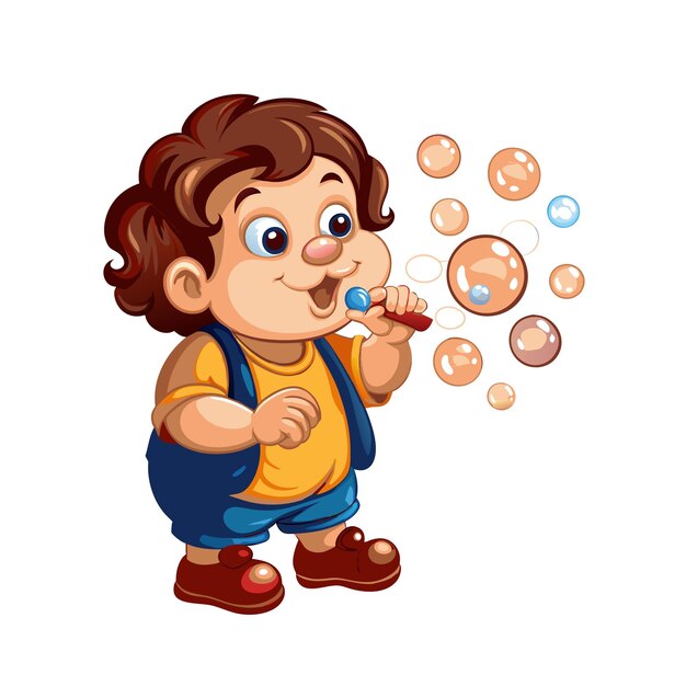 Vector kids activity concept illustration