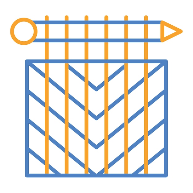 Vector knitting icon